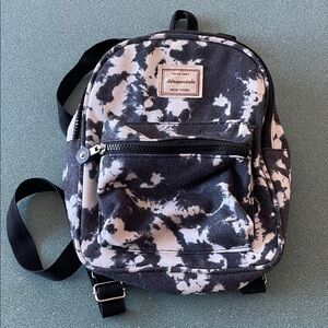 Aeropostale Tie-Dye Black and White Backpack